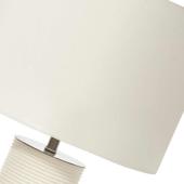 asztali lampa feher oaszlopos feher bura mugyanta krom modern minimnal elegans szovet.jpg